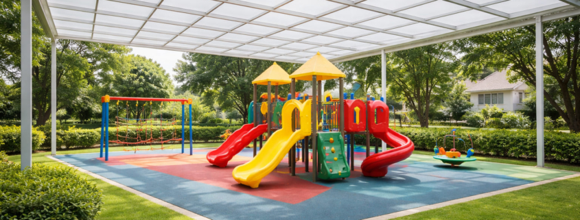 techo-policarbonato-zona-juegos-infantiles