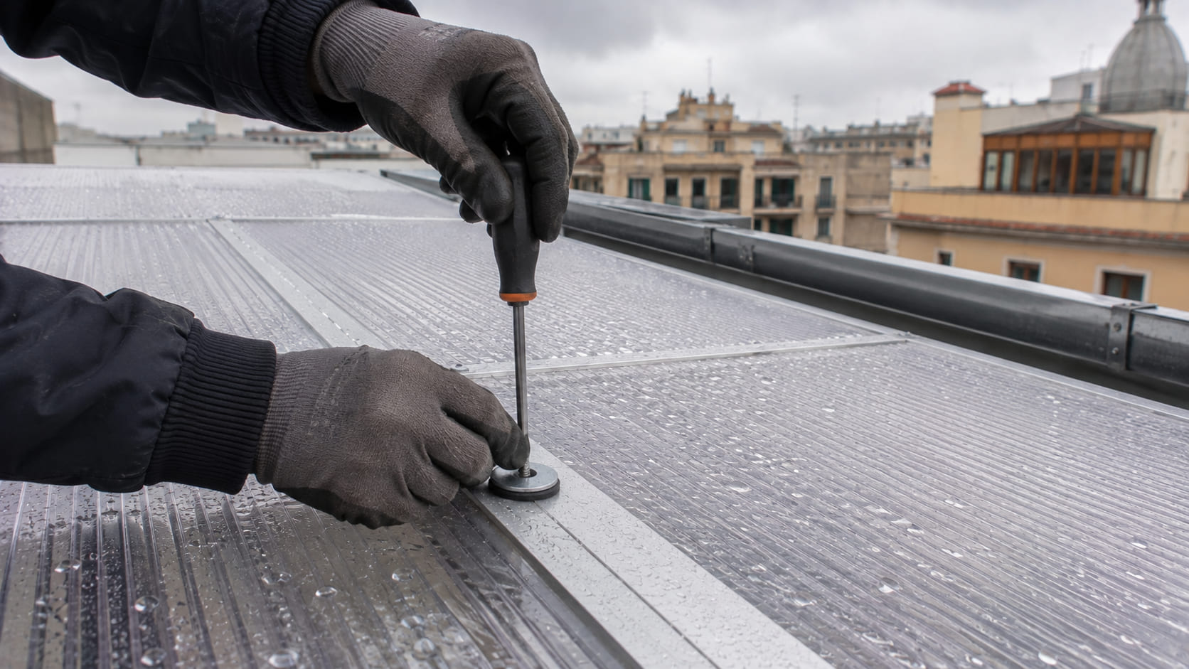 gotera-techo-de-policarbonato-reparacion-barcelona